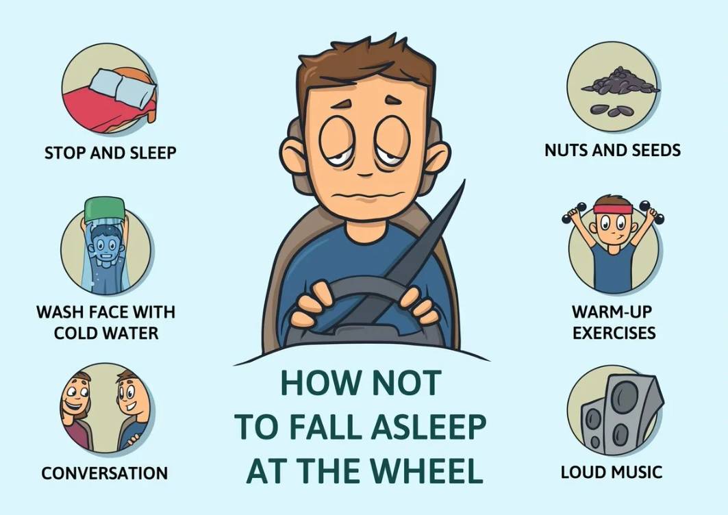 Как не уснуть за рулем на трассе и ночью: лучшие советы