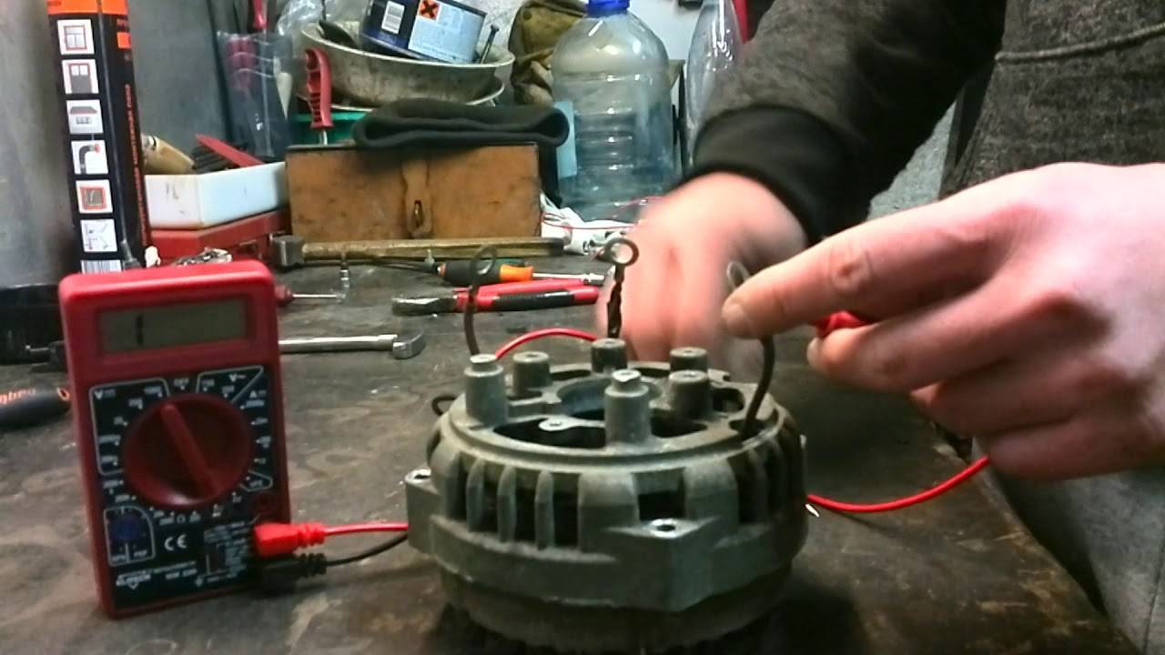 Ремонт генератора автомобиля своими руками + живое видео