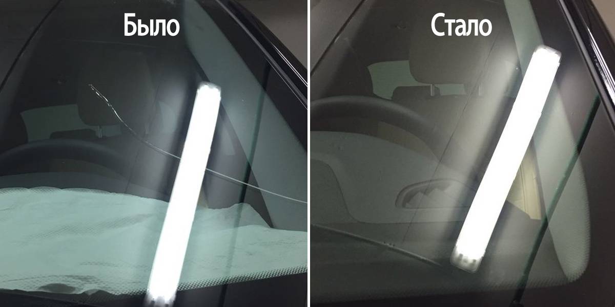 Ремонт сколов и трещин на лобовом стекле автомобиля своими руками