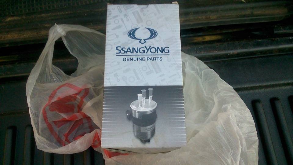 Замена топливного фильтра на ssangyong new actyon