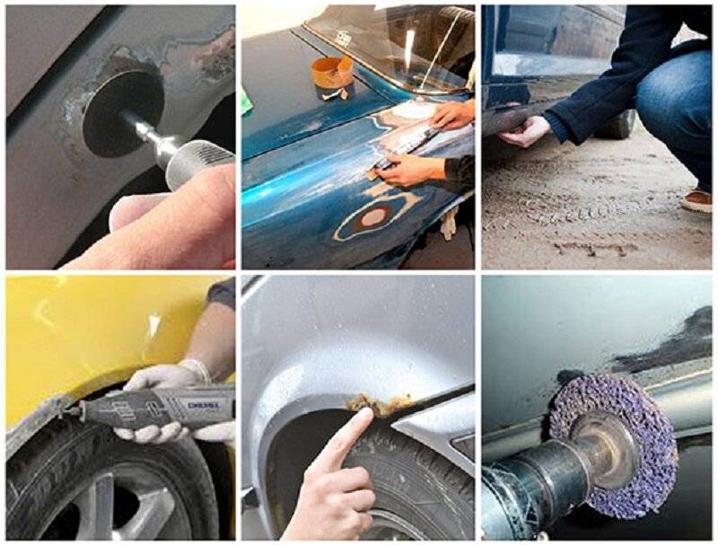 Как убрать ржавчину с кузова автомобиля: зачистка и обработка кузова от коррозии своими руками