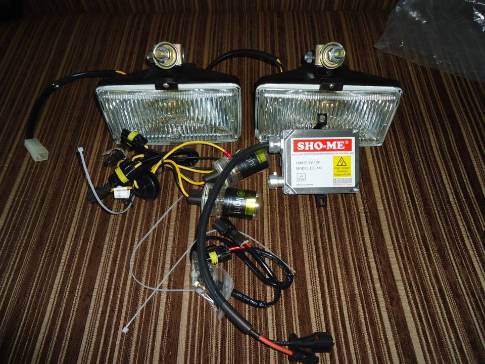 Светодиодные противотуманные фары, виды ламп для птф, разрешена ли установка ксенона