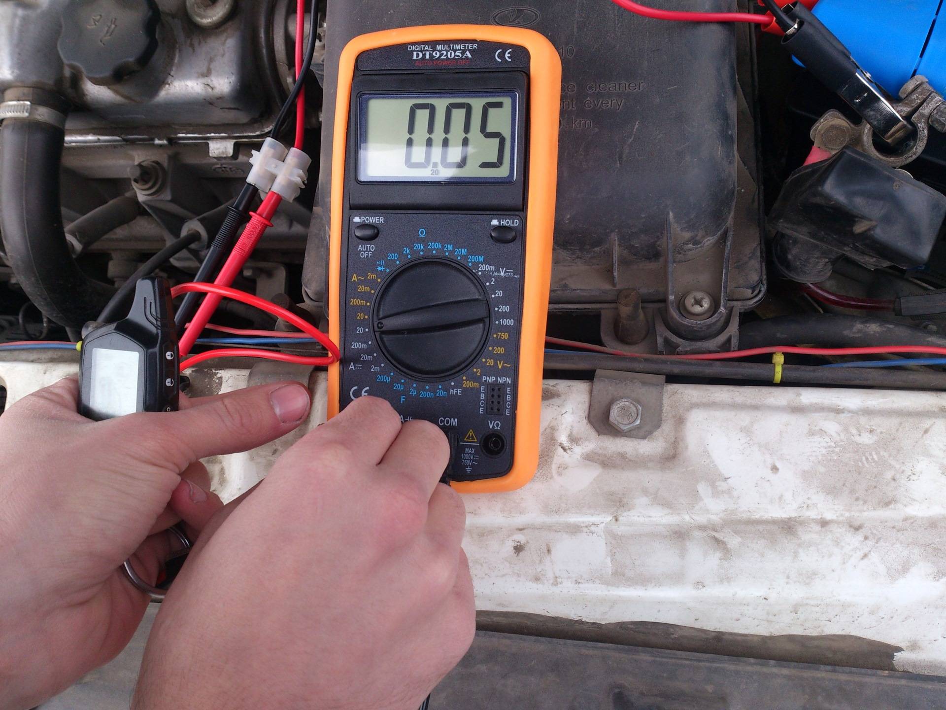 ⚡ утечка тока в автомобиле — измерение мультиметром