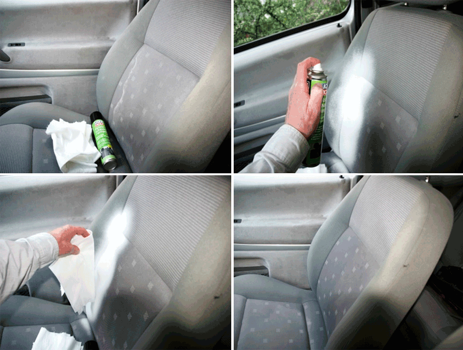 Как делается химчистка сидений автомобиля