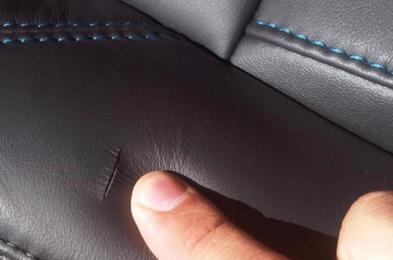 Ремонт кожаных сидений автомобиля в зависимости от типа повреждения