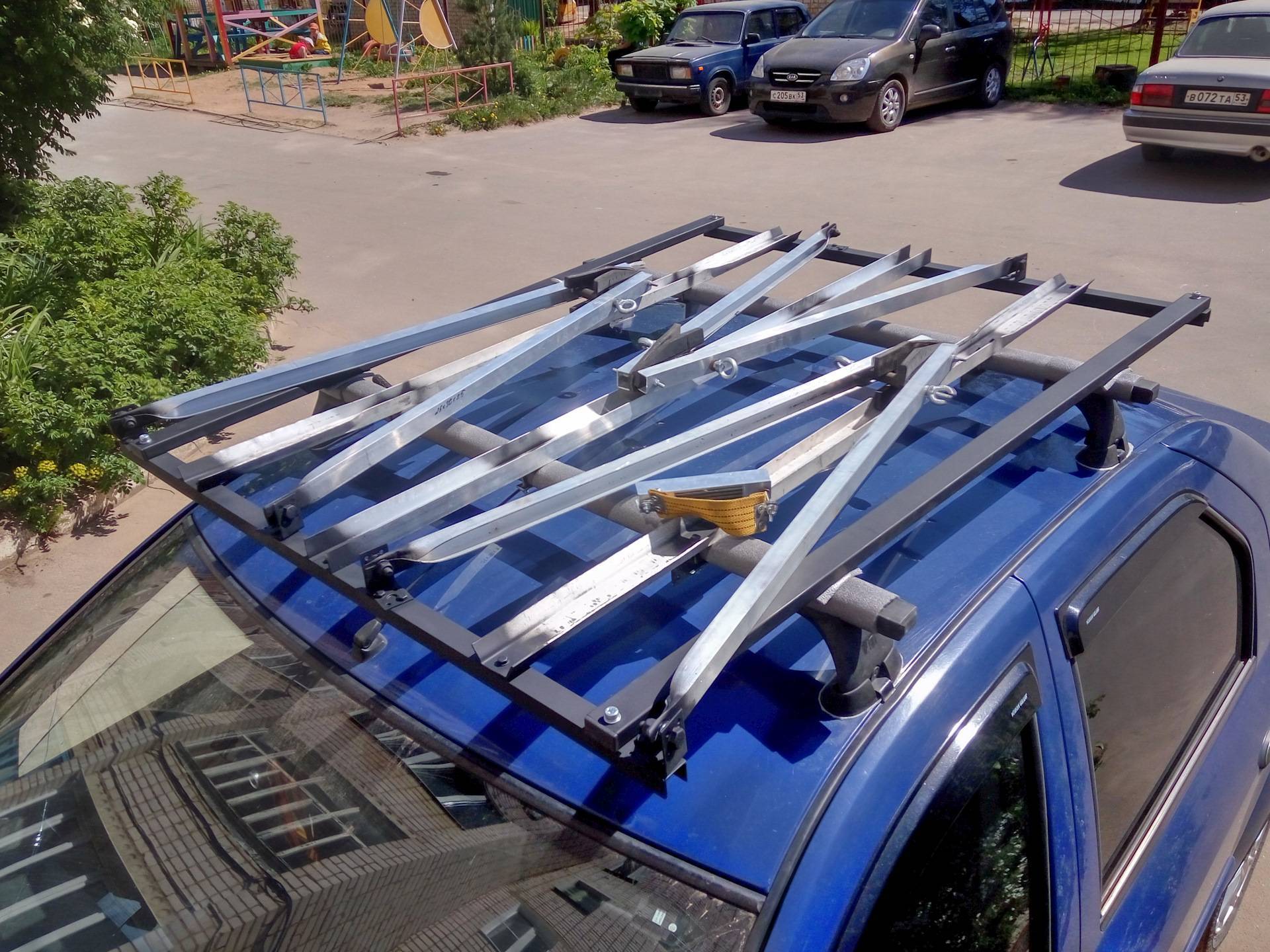 Как правильно установить рейленги на крышу автомобиля