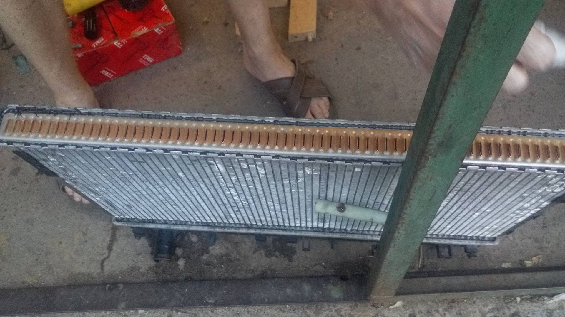 Ремонт радиатора охлаждения двигателя своими руками видео - все о лада гранта