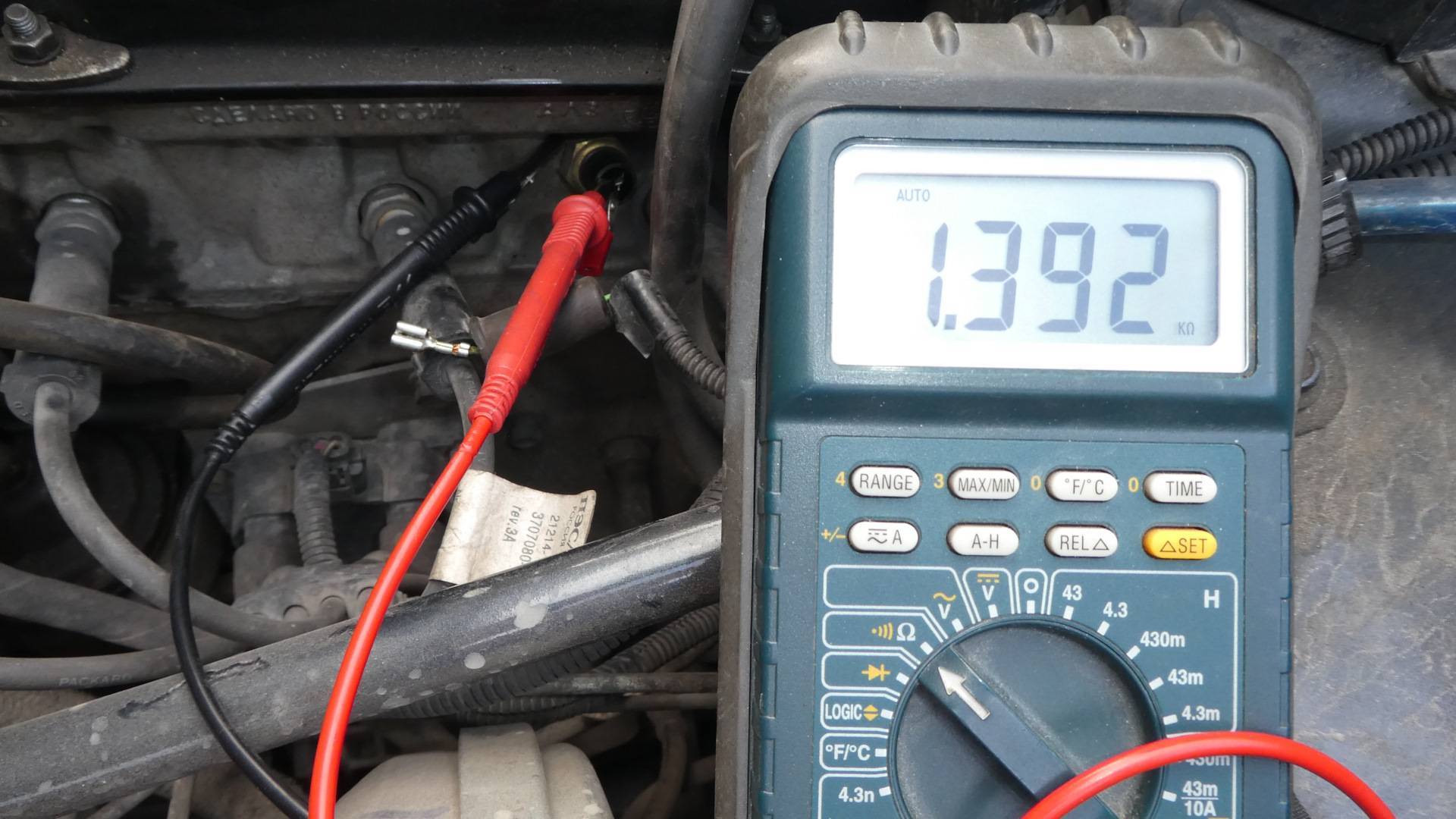 Датчик температуры двигателя: работа, проверка, где установлен