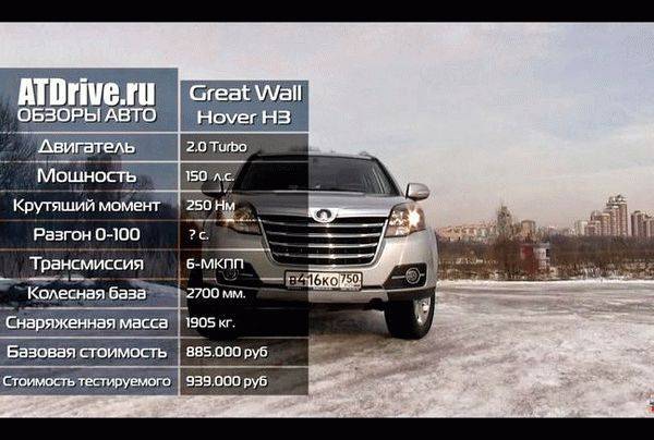 Great wall hover h5 - характеристики, комплектации, фото, видео