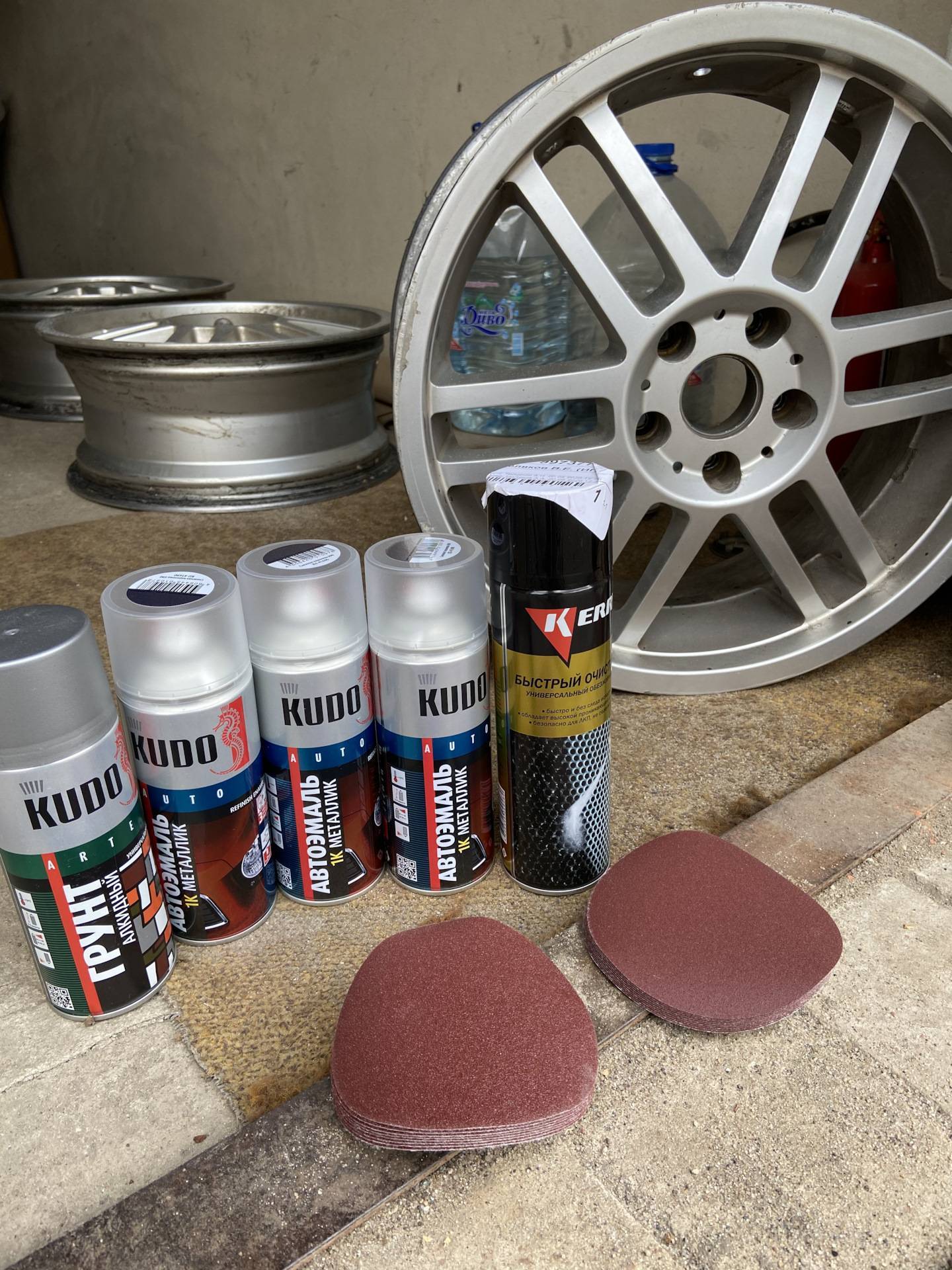 Покраска литых дисков своими руками: как самому покрасить диски автомобиля