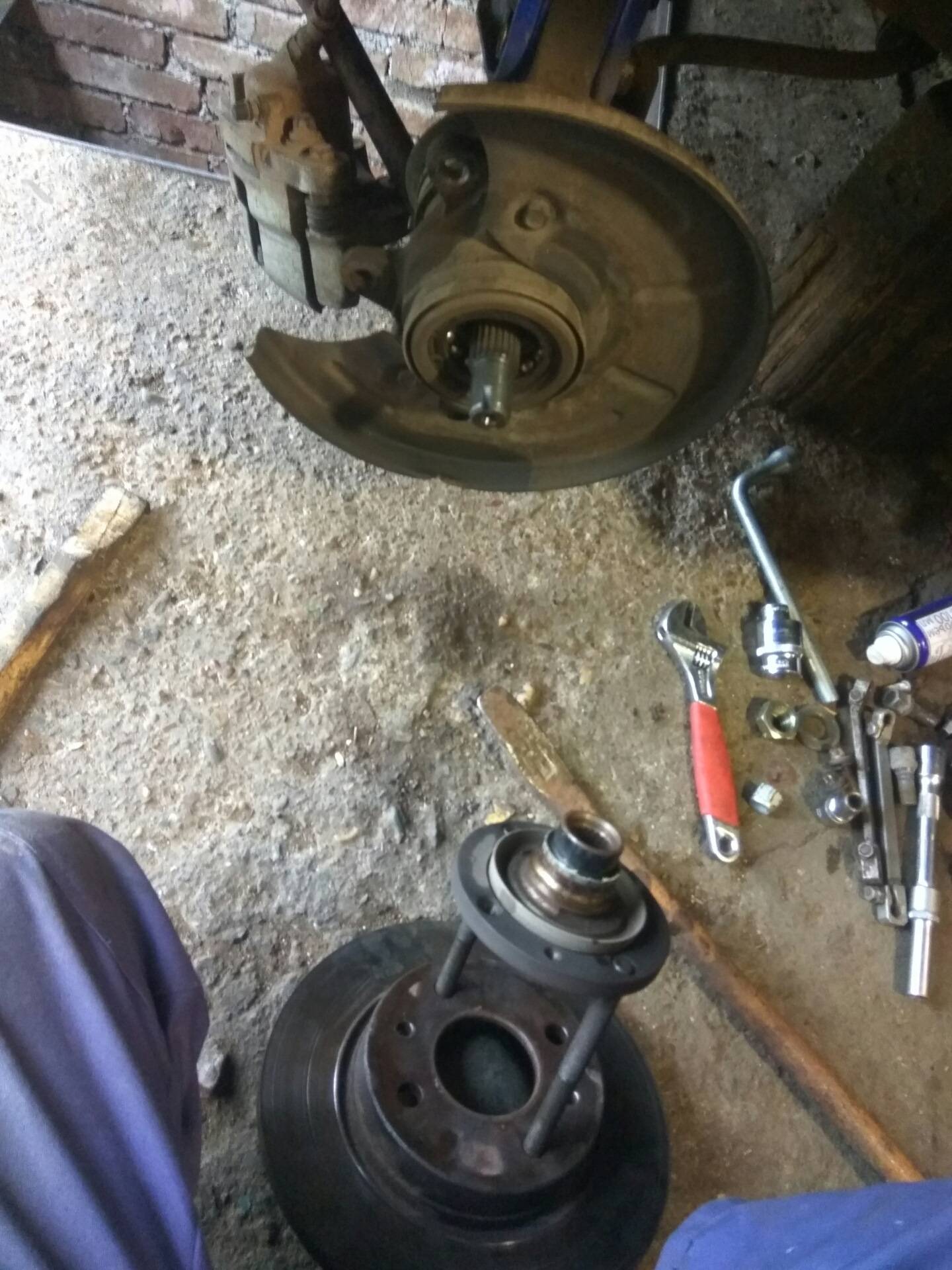 Как заменить ступицу колеса
