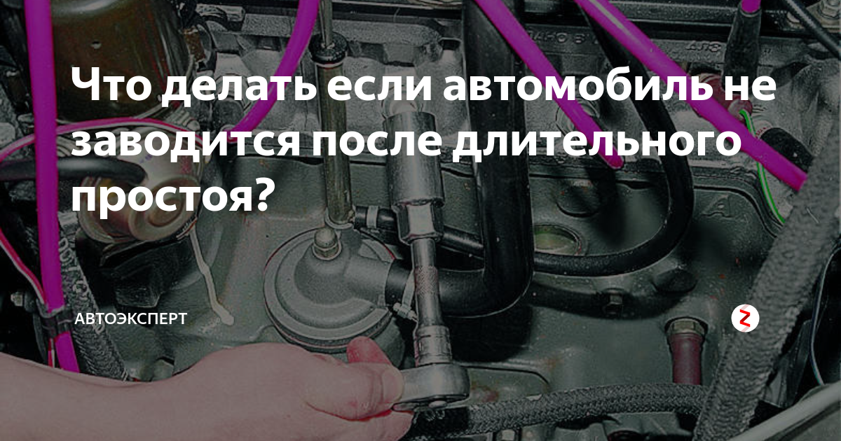 Запуск двигателя автомобиля после долгого простоя — auto-self.ru