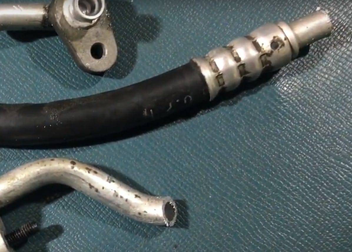 Ремонт трубок кондиционеров автомобилей высокого давления: неполадки и сварка шлангов